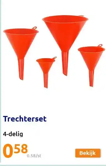 Action Trechterset 4-delig aanbieding