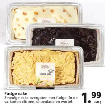Lidl Fudge cake 350g aanbieding