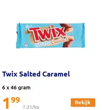 Action Twix salted caramel aanbieding