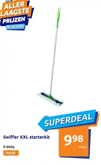 Action Swiffer xxl starterkit aanbieding