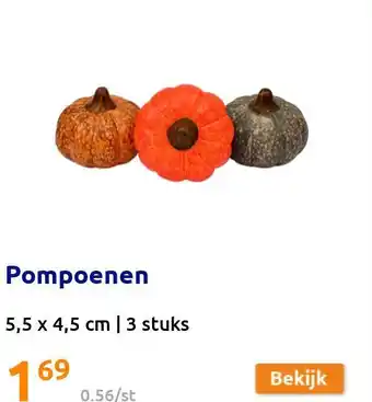 Action Pompoenen aanbieding