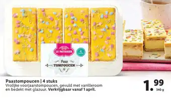 Lidl Le Patissier Paastompoucen 340g aanbieding