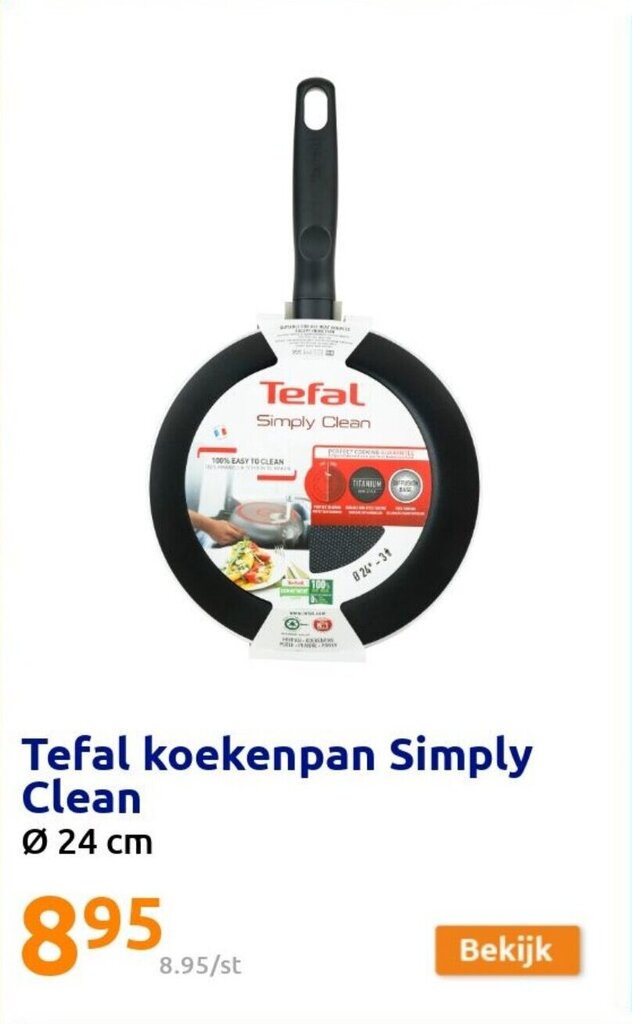 TEFAL Titanyum 1x Extra Cook&clean Difüzyon Tabanlı Wok Tava - 28 Cm P 78037875