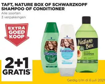 Jumbo Taft, nature box of schwarzkopf aanbieding