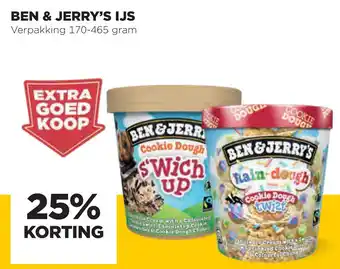 Jumbo Ben & jerry's ijs aanbieding