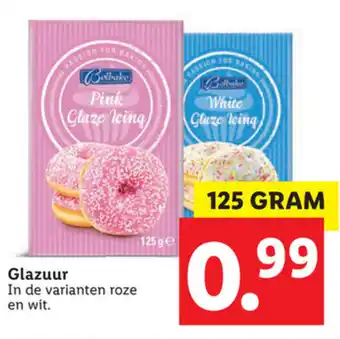 Lidl Belbake Glazuur 125g aanbieding