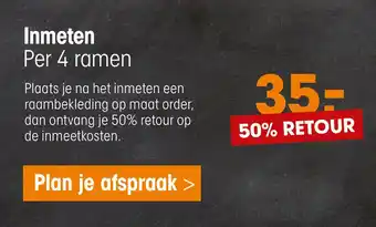 Kwantum Inmeten Per 4 ramen aanbieding