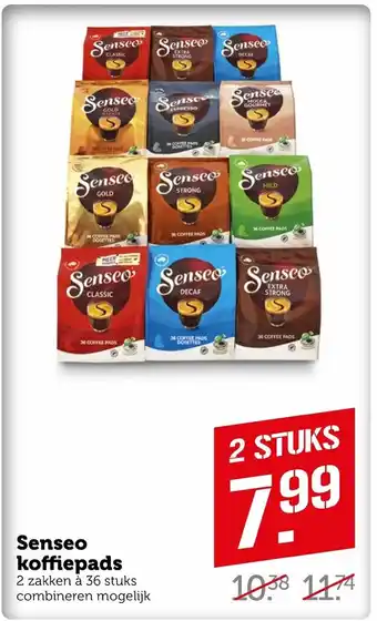 Coop Senseo koffiepads aanbieding