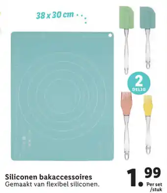 Lidl Siliconen bakaccessoires aanbieding