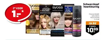 Trekpleister Schwarzkopf haarkleuring 2 stuks aanbieding