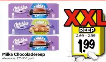 Vomar Voordeelmarkt Milka chocoladereep aanbieding