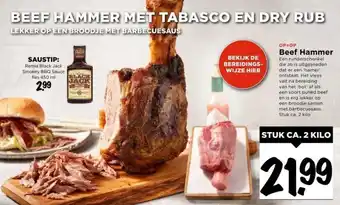 Vomar Voordeelmarkt Beef hammer aanbieding