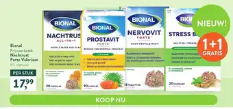 Holland & Barrett Bional nachtrust forte valeriaan 60 capsules aanbieding