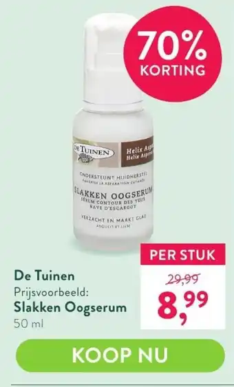 Holland & Barrett De tuinen slakken oogserum 50 ml aanbieding