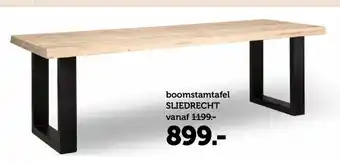 Woonexpress Boomstamtafel sliedrecht aanbieding