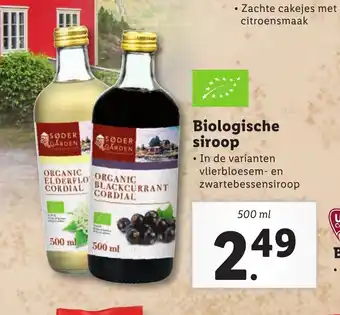 Lidl Biologische siroop 500 ml aanbieding