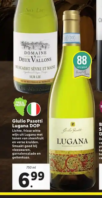 Lidl Giulio Pasotti Lugana DOP 750 ml aanbieding