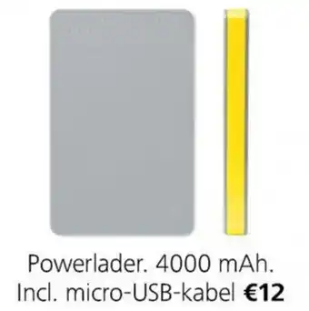 Flying Tiger Powerlader 4000 mah incl. micro-usb-kabel aanbieding