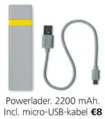 Flying Tiger Powerlader 2200 mah incl. micro-usb-kabel aanbieding