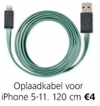 Flying Tiger oplaadkabel voor iphone 5-11 120 cm aanbieding