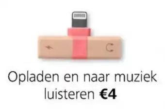 Flying Tiger Opladen en naar muziek luisteren aanbieding