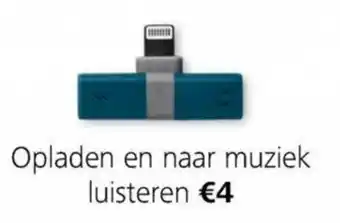 Flying Tiger Opladen en naar muziek luisteren aanbieding