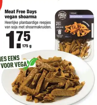 ALDI Meat Free Days vegan shoarma 175g aanbieding