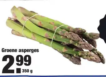 ALDI Groene asperges 350g aanbieding