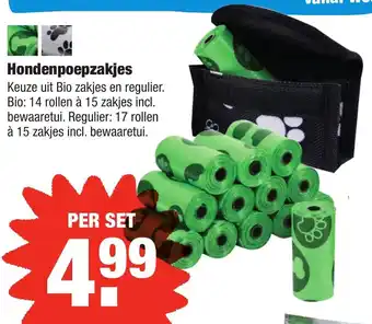 ALDI Hondenpoepzakjes aanbieding