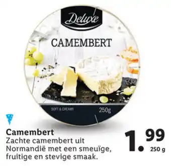 Lidl Delicieux Camembert 250g aanbieding