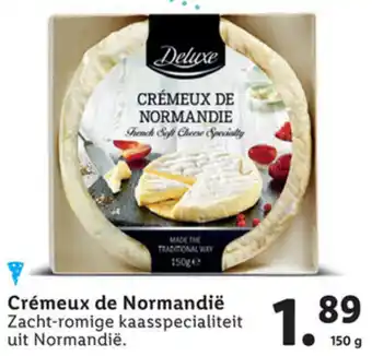 Lidl Delicieux Cremeux de Normandie 150g aanbieding