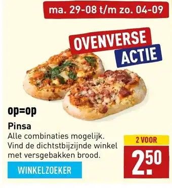 ALDI Pinsa ovenverse actie aanbieding