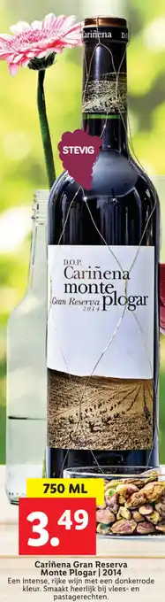Lidl Carinena Gran Reserva Monte Plogar | 2014 750ml aanbieding