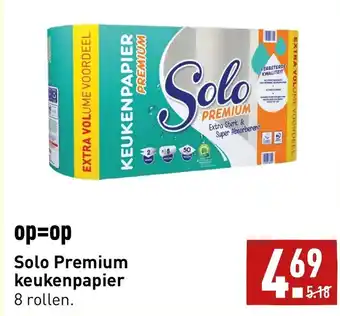 ALDI Solo premium keukenpapier 8 rollen aanbieding