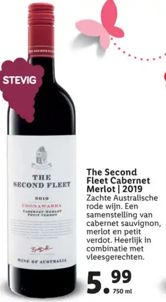 Lidl The Second Fleet Cabernet Merlot | 2019 750ml aanbieding