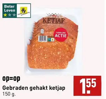 ALDI Gebraden gehakt ketjap 150G aanbieding