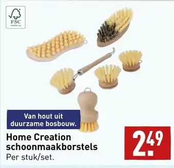 ALDI Home creation schoonmaakborstels per stuk/set. aanbieding