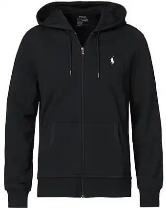 Care of Carl Polo ralph lauren tech performance full zip hoodie polo black aanbieding