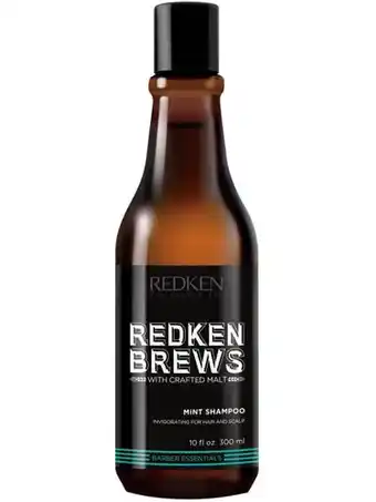 Hairandbeautyonline.com Redken brews mint shampoo 300ml aanbieding