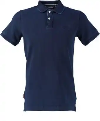 Kleren.com Superdry blauwe polo - valt kleiner aanbieding