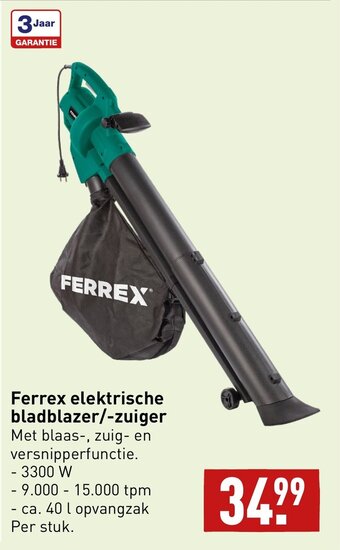 Powerplus Souffleur de Feuilles Électrique POWXG4038 - Souffleur