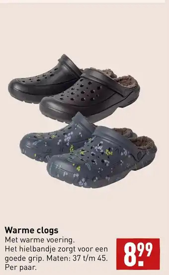 ALDI Warme clogs 37 t/m 45. aanbieding