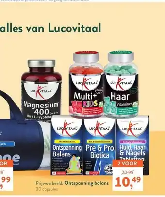 Holland & Barrett Lucovitaal Ontspanning balans 30 capsules aanbieding