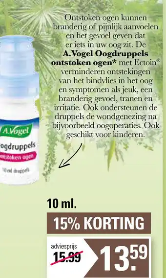 De Online Drogist A. Vogel Oogdruppels ontstoken ogen* 10 ml aanbieding