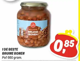 Dekamarkt 1 de beste bruine bonen 660 gram aanbieding