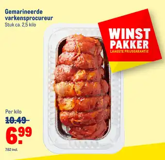 Makro Gemarineerde varkensprocureur aanbieding