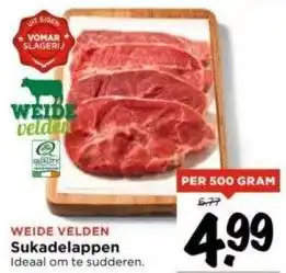 Vomar Voordeelmarkt Weide velden sukadelappen aanbieding