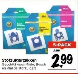 Vomar Voordeelmarkt Stofzuigerzakken aanbieding