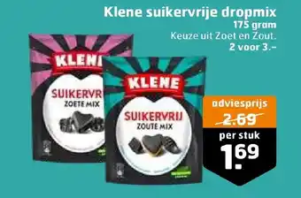 Trekpleister Klene suikervrije dropmix 175 gram per stuk aanbieding