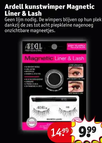 Kruidvat Ardell kunstwimper magnetic liner & lash aanbieding